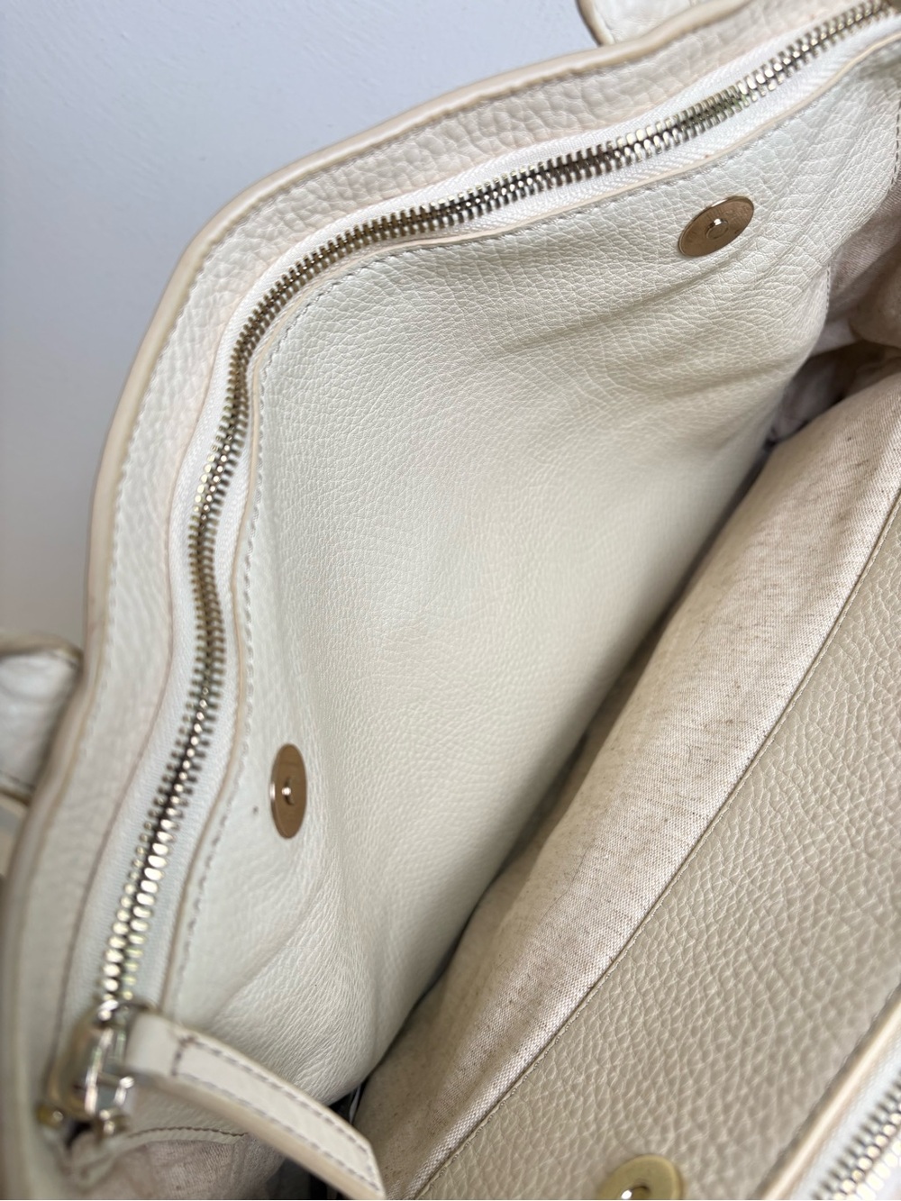 Mark & Graham Caroline Large Pebbled Leather Tote Purse Bag - Picture 13 of 15